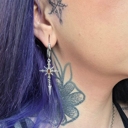 LONGINUS BLOOD RELIC EARRINGS