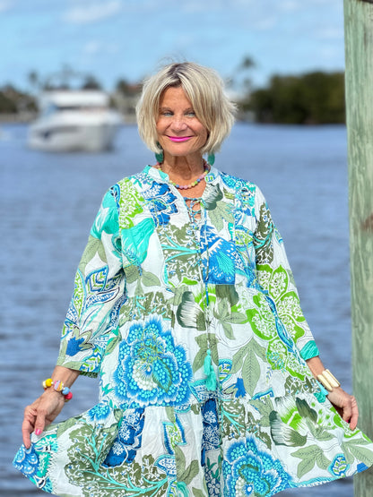 Celeste Ruffle Dress
