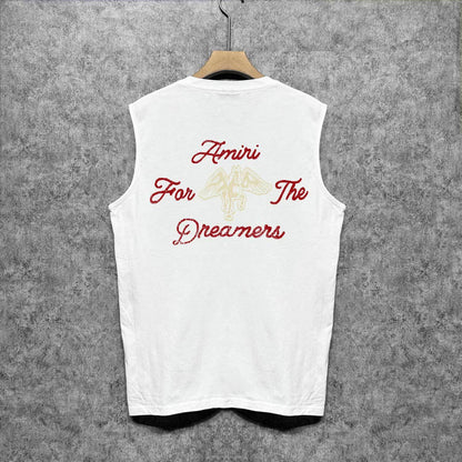 Amiri tank top mottled pegasus print