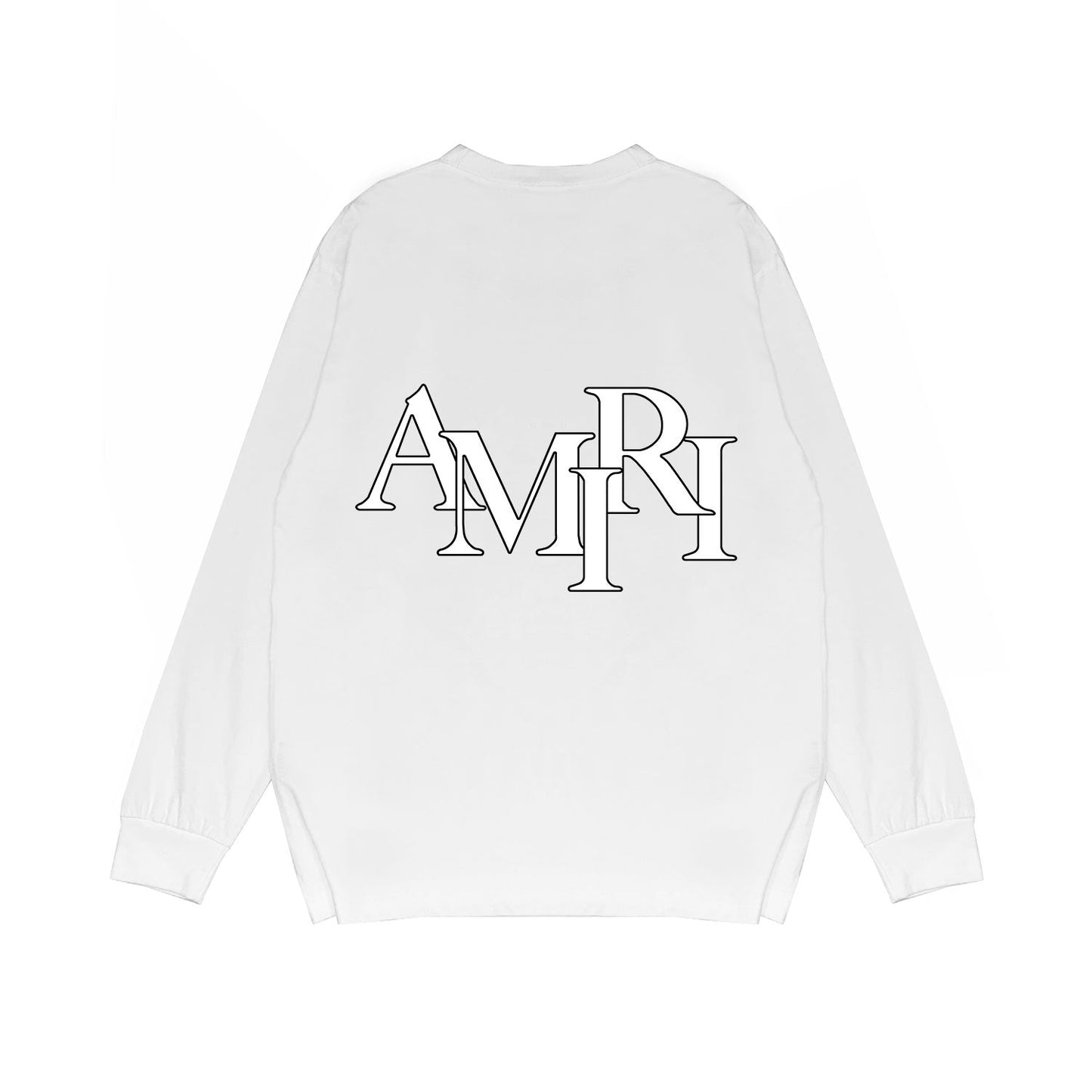 Amiri Long Sleeved Shirt Printed Trendy Pure Cotton