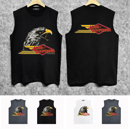 Amiri tank top eagle printing