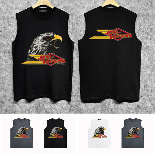 Amiri tank top eagle printing