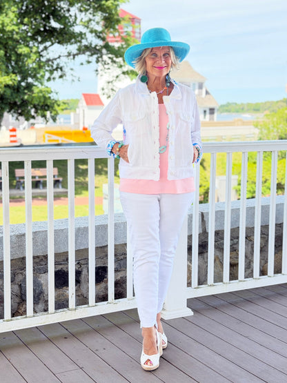 COTTON CANDY COAST LINEN JACKET