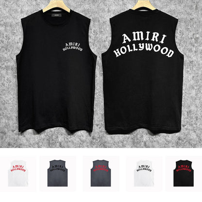 Amiri tank top hollywood pure letterprinting