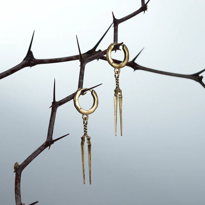 LONGINUS TWIN SPEAR EARRINGS