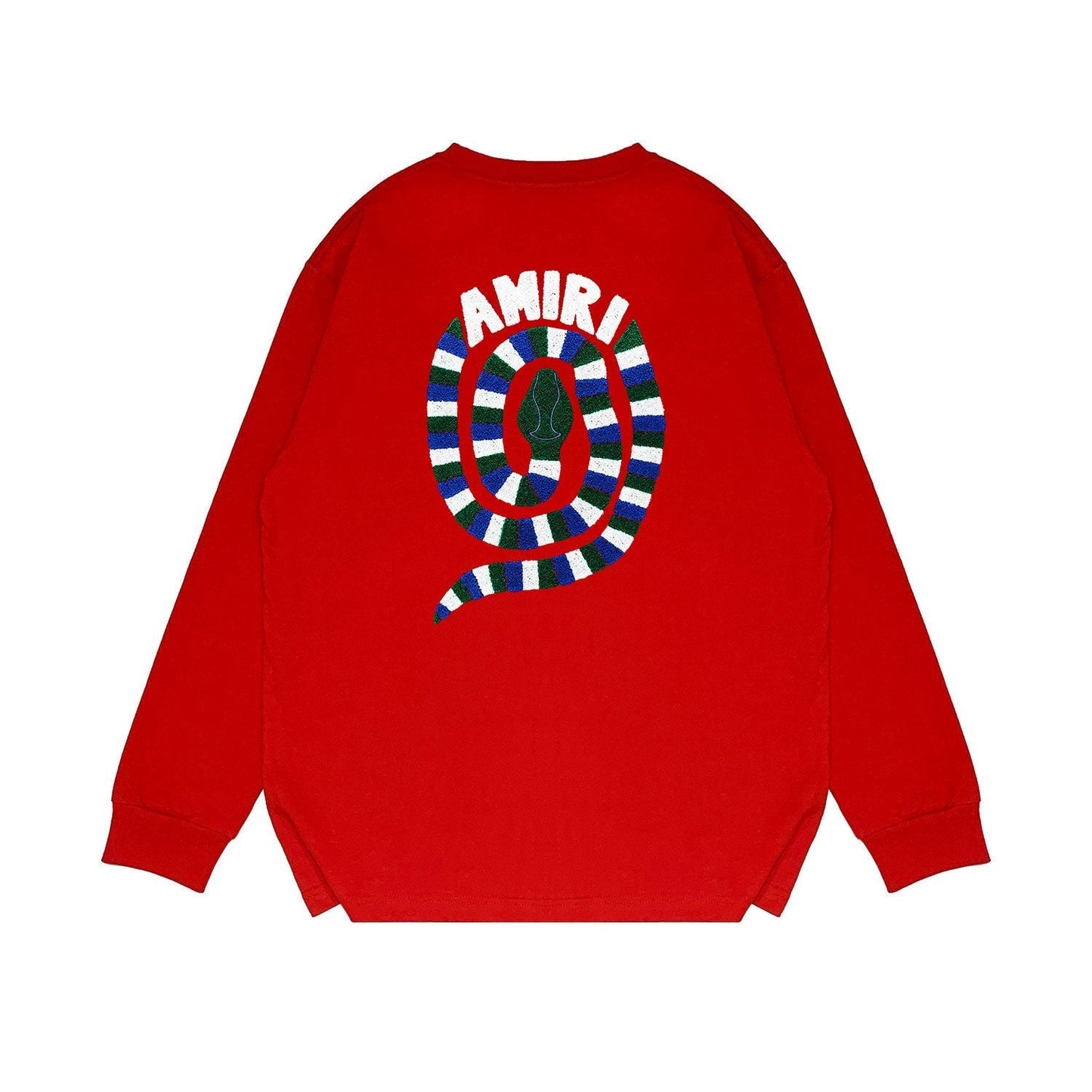 Amiri Long Sleeved Shirt Printed Trendy Pure Cotton