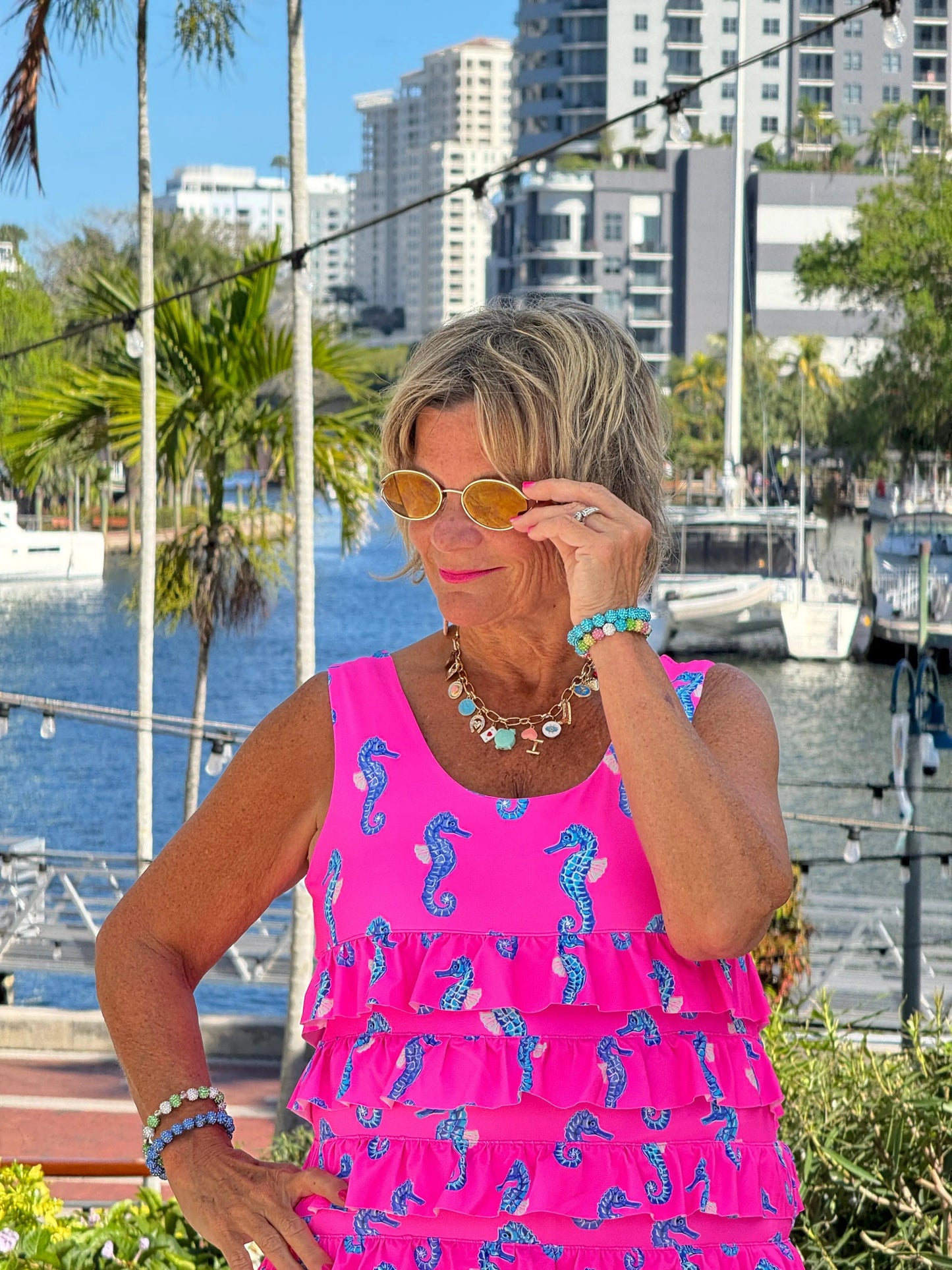 LULU B SEAHORSE BAY CHA CHA DRESS