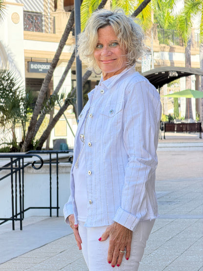 ETHYL WHITE STARLIGHT BLING JACKET