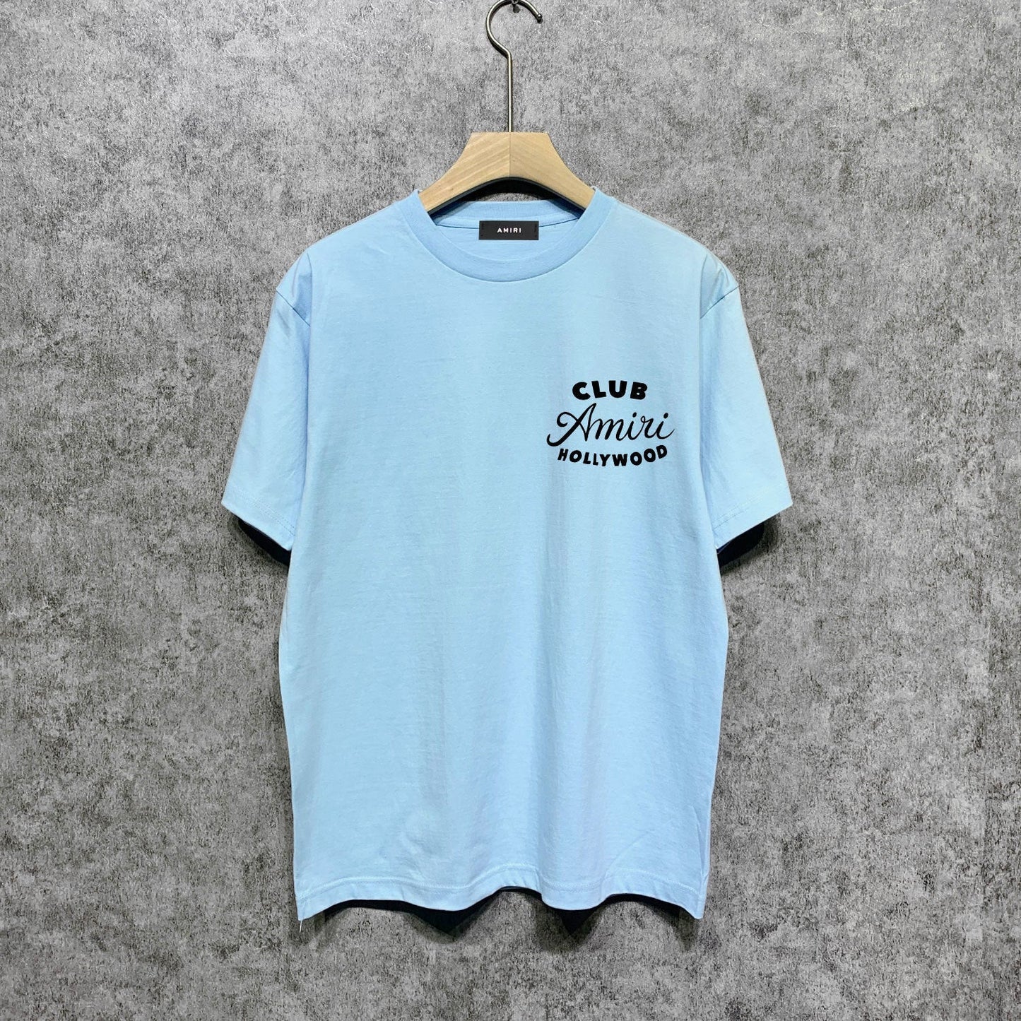 Amiri t shirts hollywood club printing short sleeve