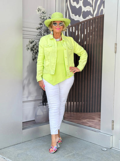 LULU B LIME LINE JACKET