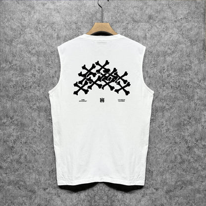 Amiri tank top skeleton letterprinting