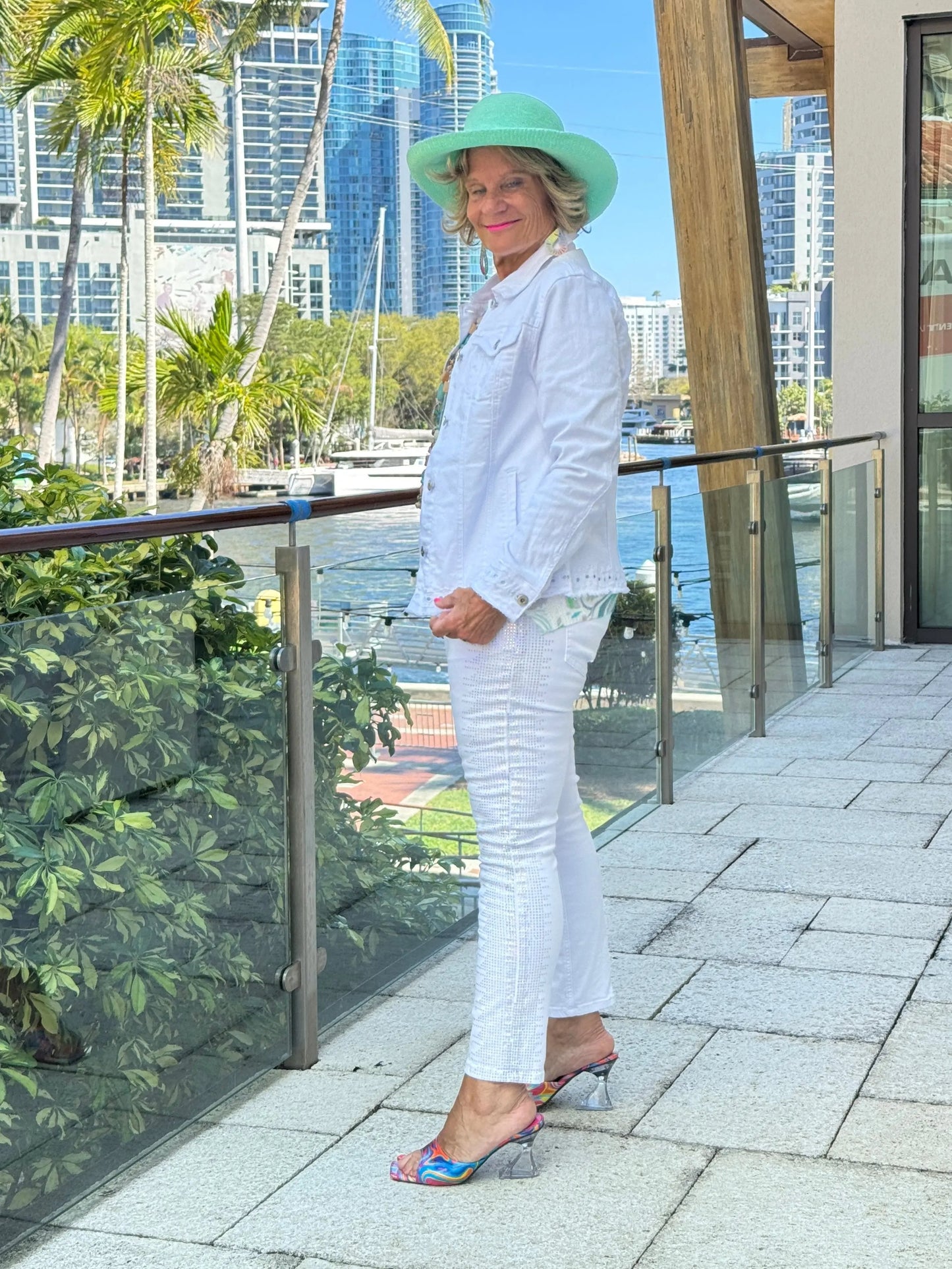 Ethyl Eyelet Elegance Jacket - Delightful