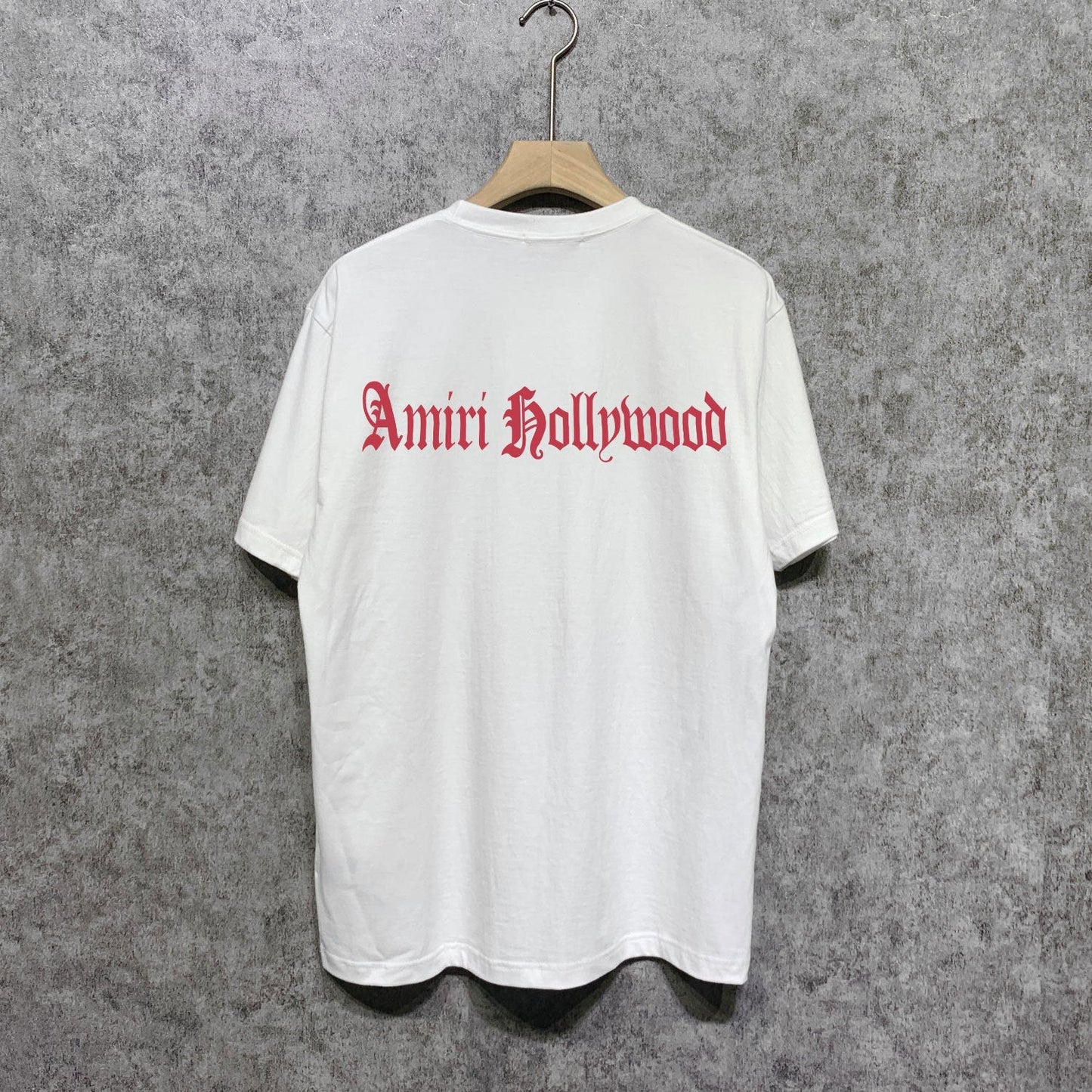 Amiri t shirts sanskrit printing short sleeve
