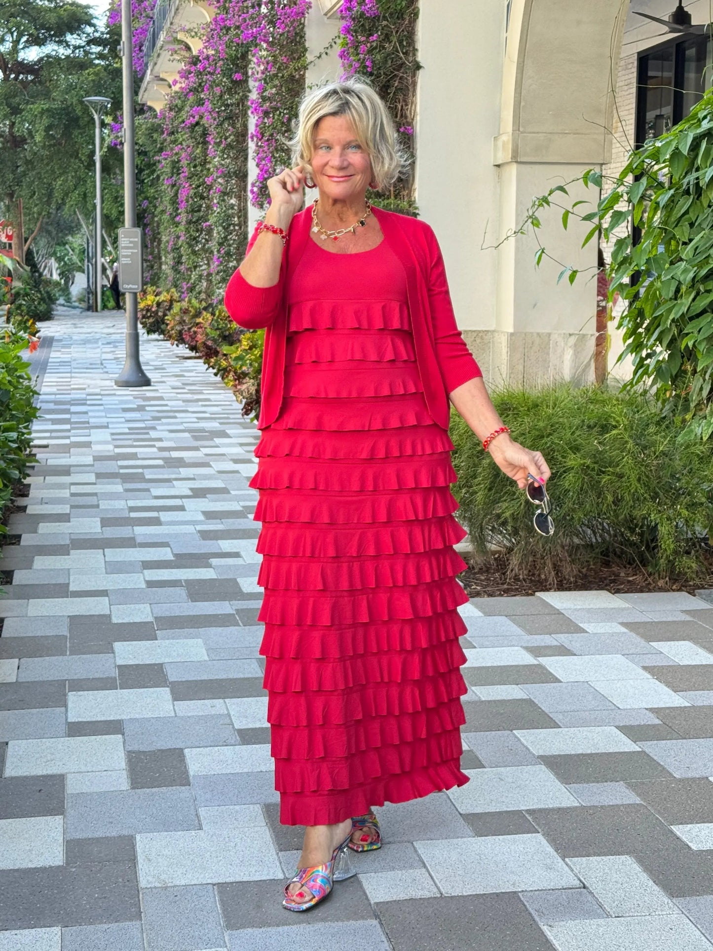 LULU-B CRIMSON RED CHA CHA MAXI