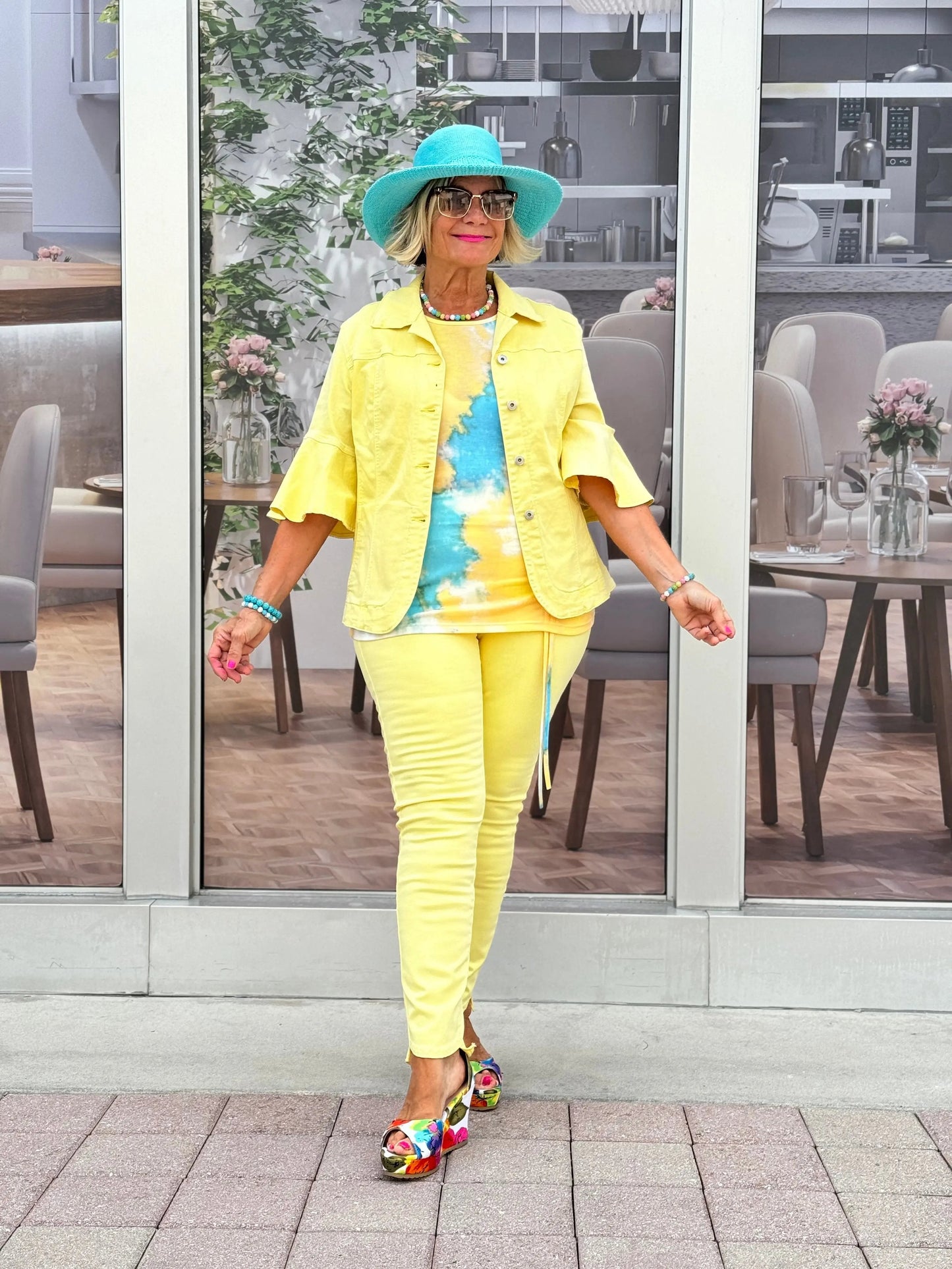 Ethyl The End Yellow Game Pant - Gloss