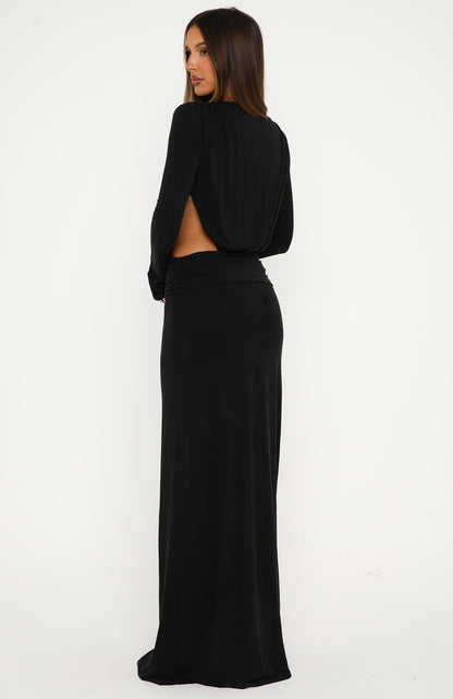 Heaven's Heart Maxi Dress Black