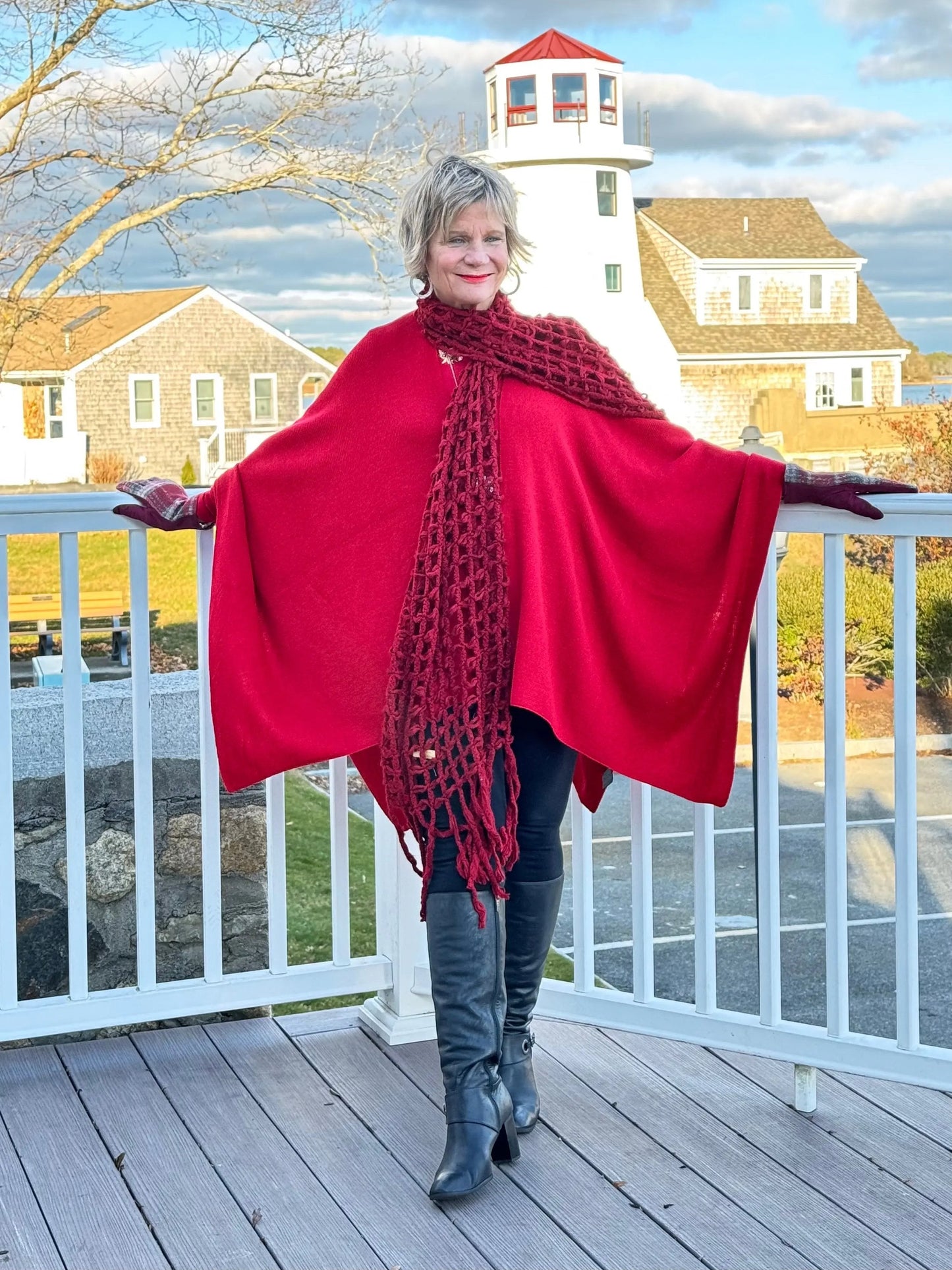Holiday Red Wrap