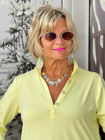 LULU-B SUNSHINE YELLOW TUNIC