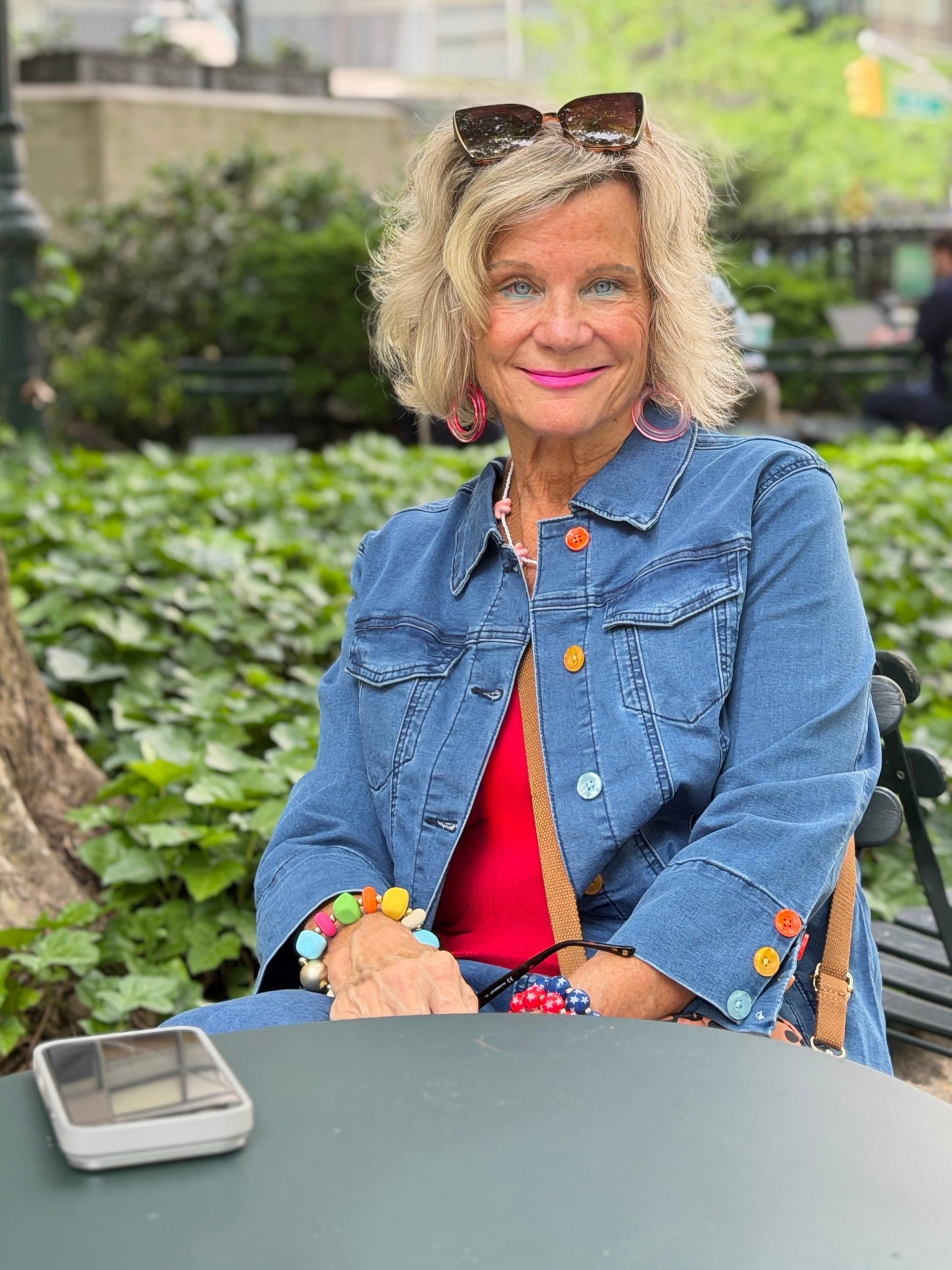Ethyl Button Up Buttecup Jacket - Heavenly