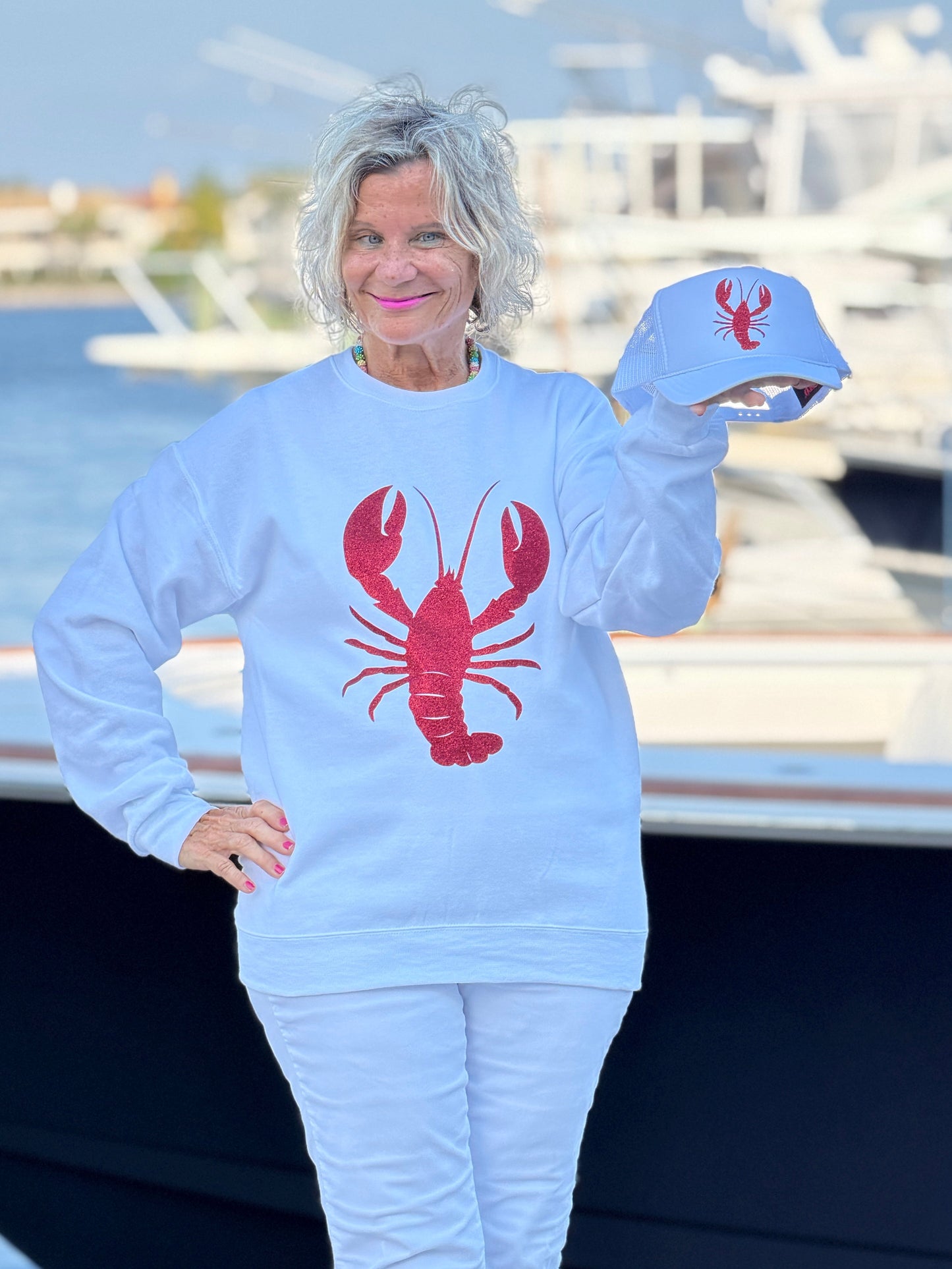 LOBSTER GLITTER HAT