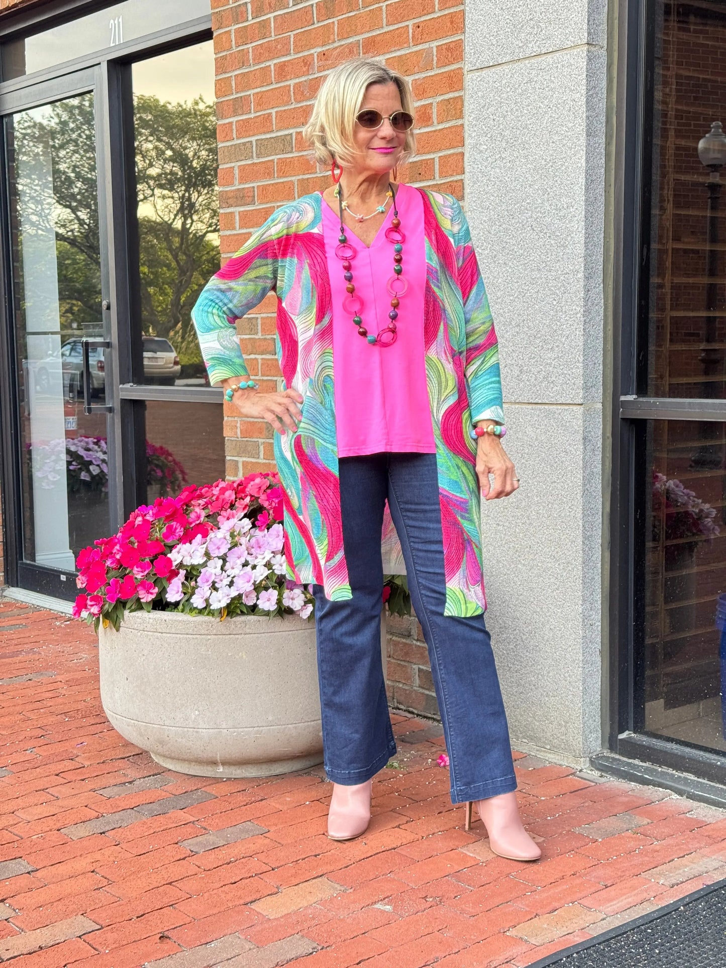 Ethyl Classic Long Length Cardi - KAMAS