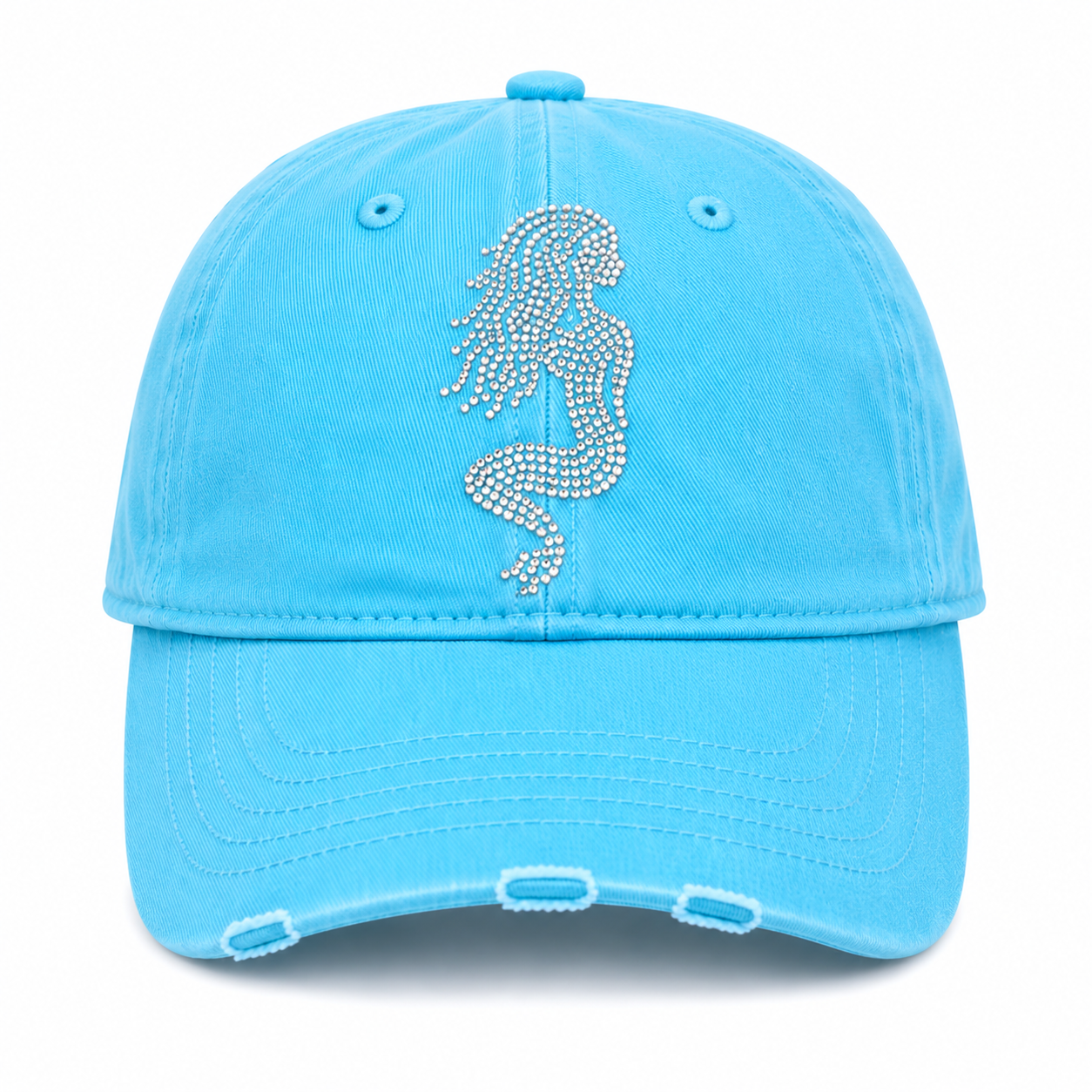 AQUA BLING MERMAID HAT