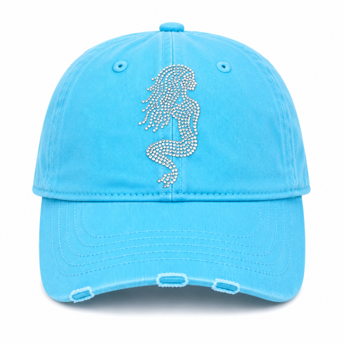 AQUA BLING MERMAID HAT