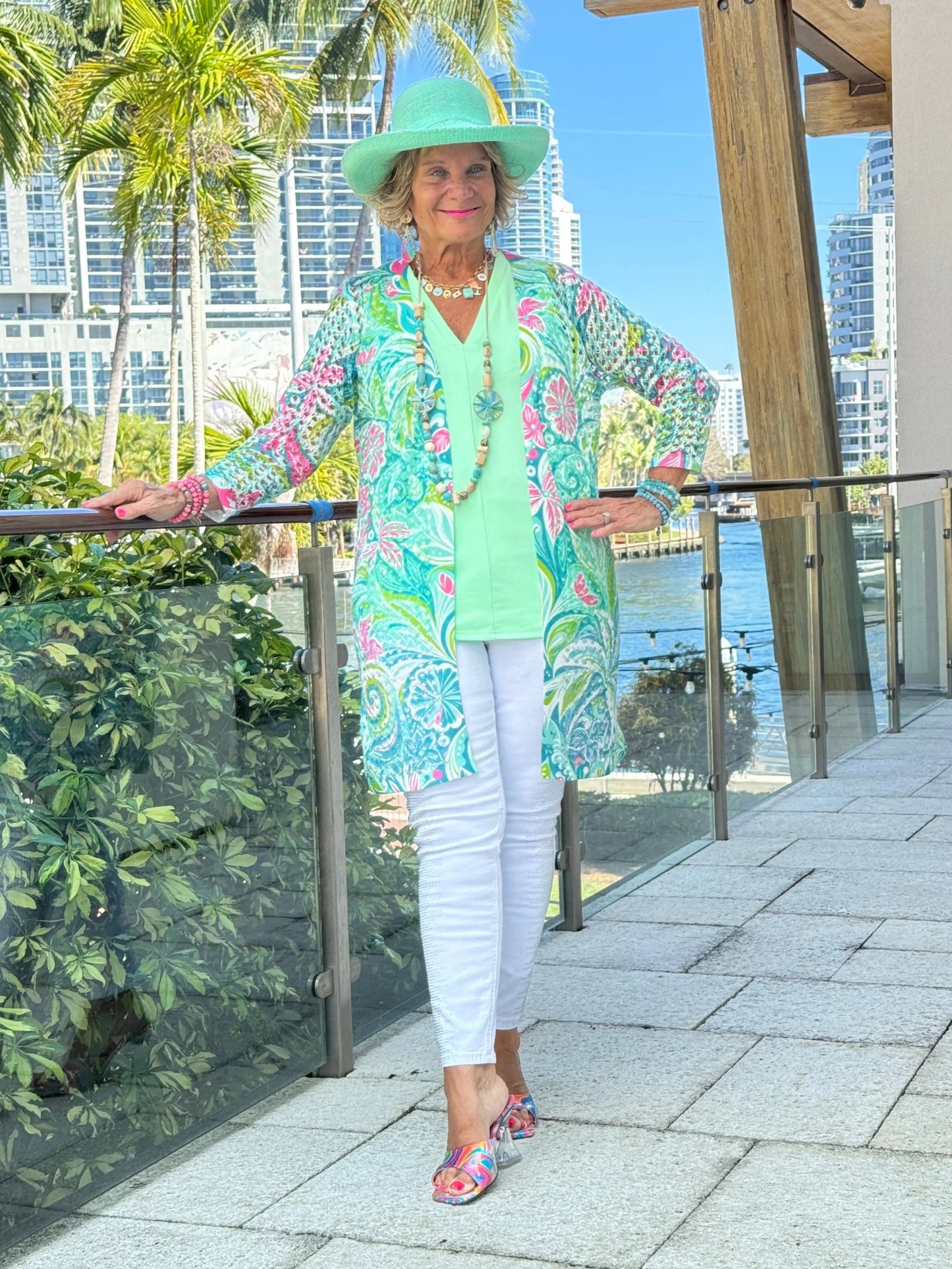 Ethyl Open Knit Cardigan - Ocala
