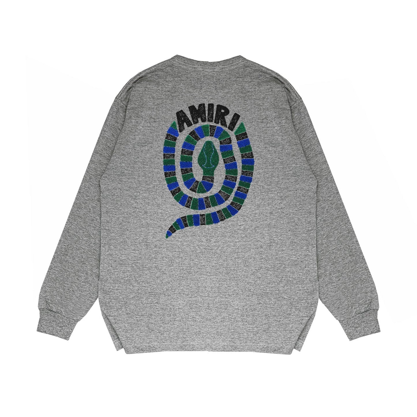 Amiri Long Sleeved Shirt Printed Trendy Pure Cotton