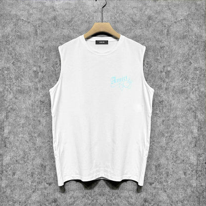 Amiri tank top bowling print