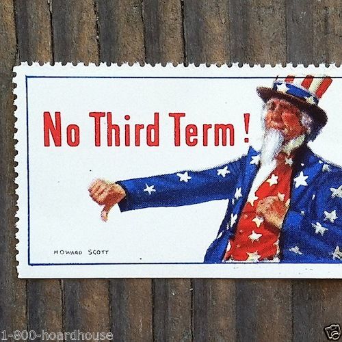 DEMOCRATS FOR WILLKIE Poster Stamp 1940