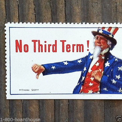DEMOCRATS FOR WILLKIE Poster Stamp 1940