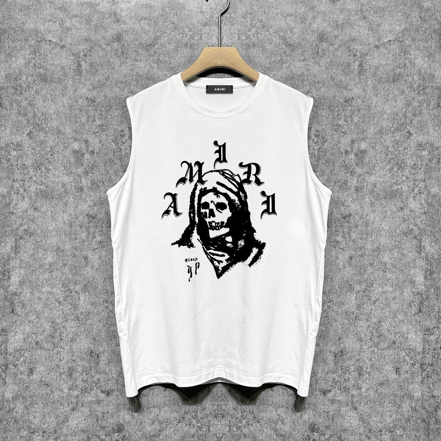 Amiri tank top bandana skull print
