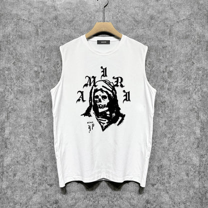 Amiri tank top bandana skull print