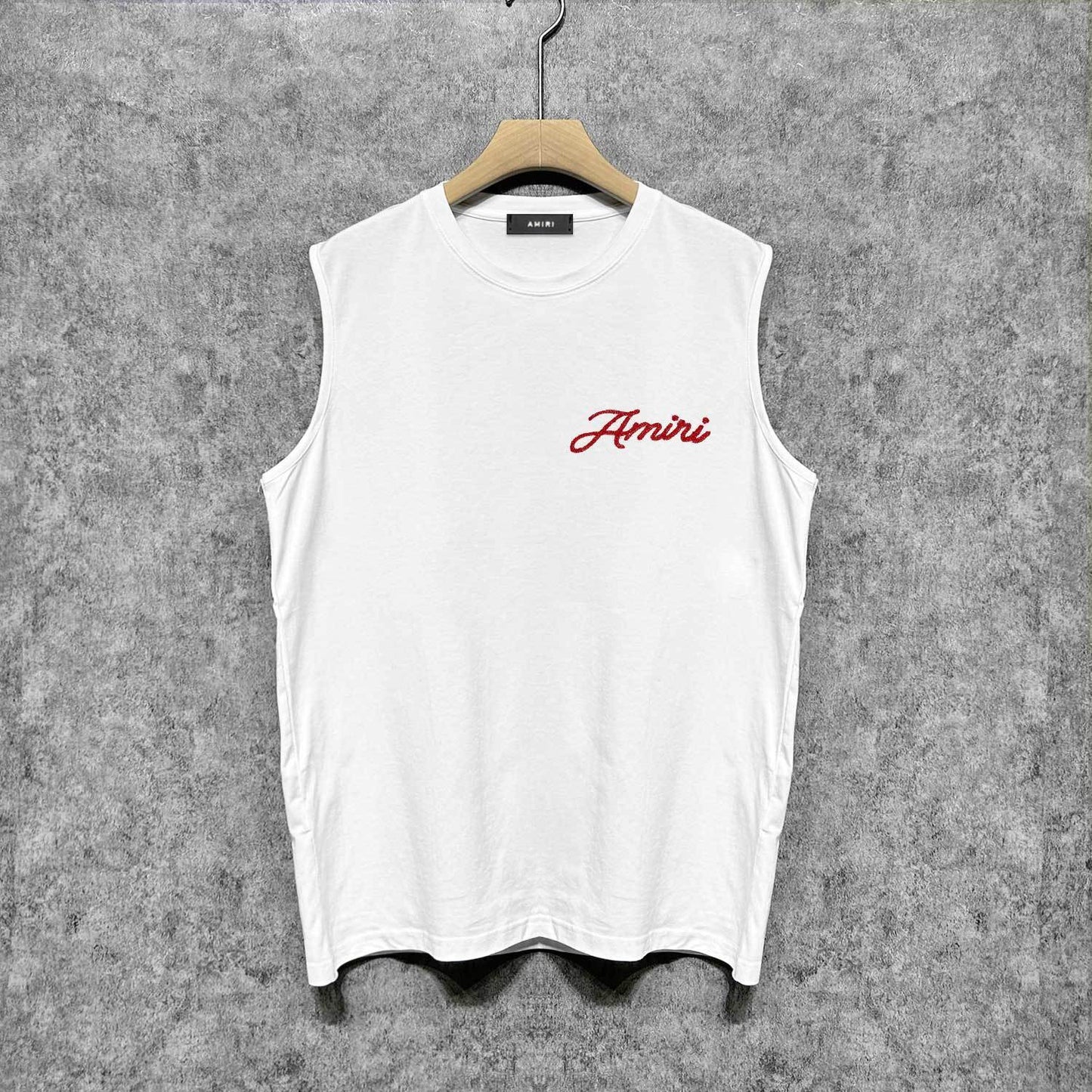 Amiri tank top mottled pegasus print