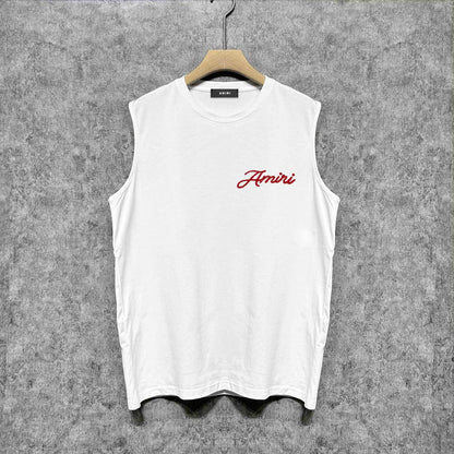 Amiri tank top mottled pegasus print
