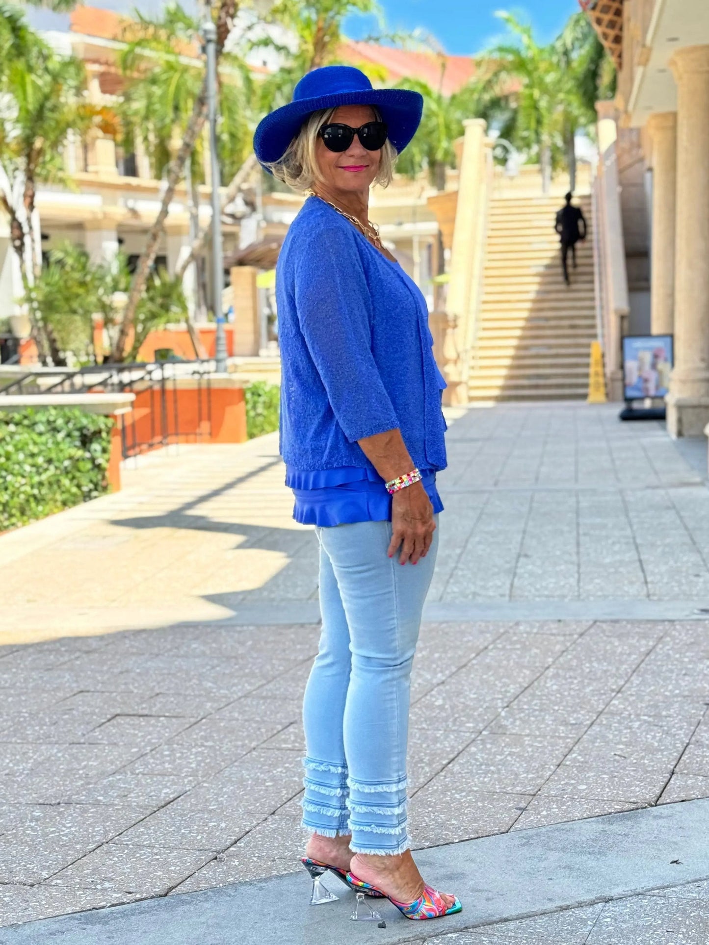 LULU-B LIGHT DENIM SOUTH BEACH ANKLE PANT