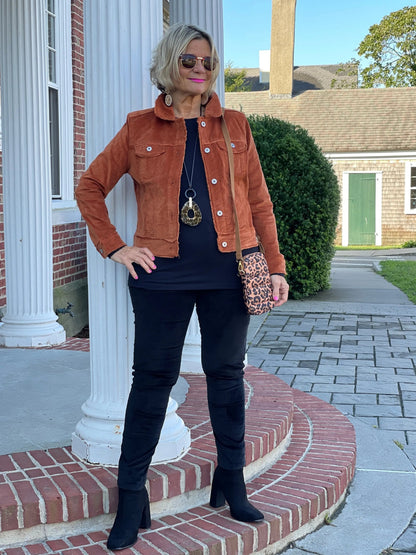 LULU-B  COPPER VELOUR JACKET