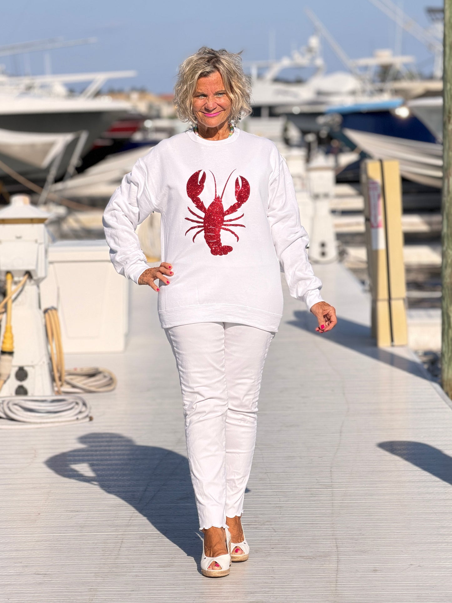 LOBSTER GLITTER HAT