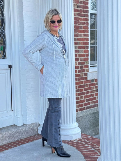 Ethyl Hooded Sweater Tunic - Dynamo