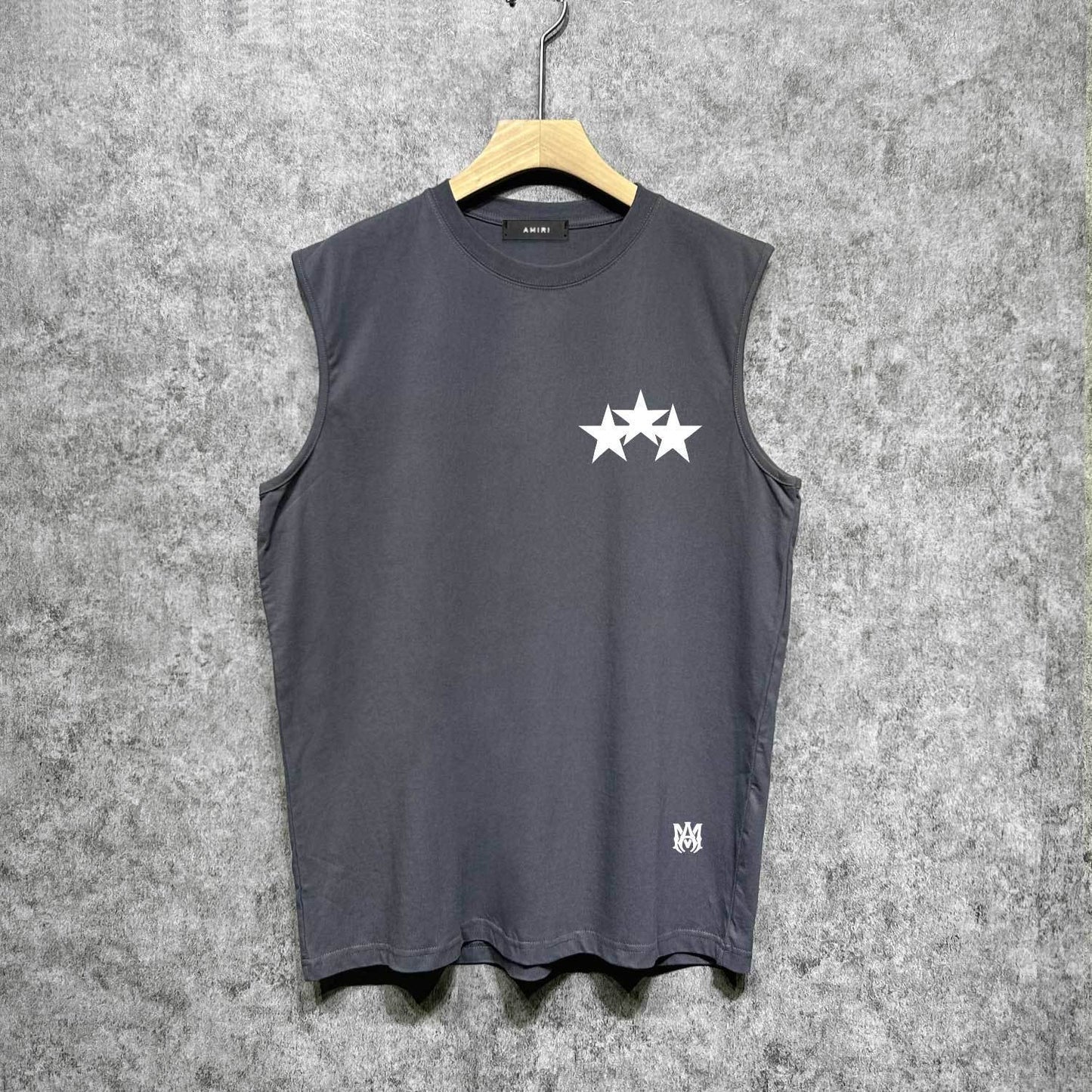 Amiri tank top five-star spider print