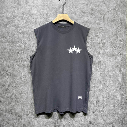 Amiri tank top five-star spider print