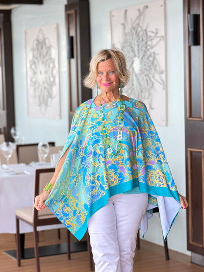 AQUA MARINE SEVEN WAY SCARF