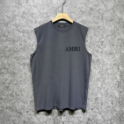 Amiri tank top beach chair printing