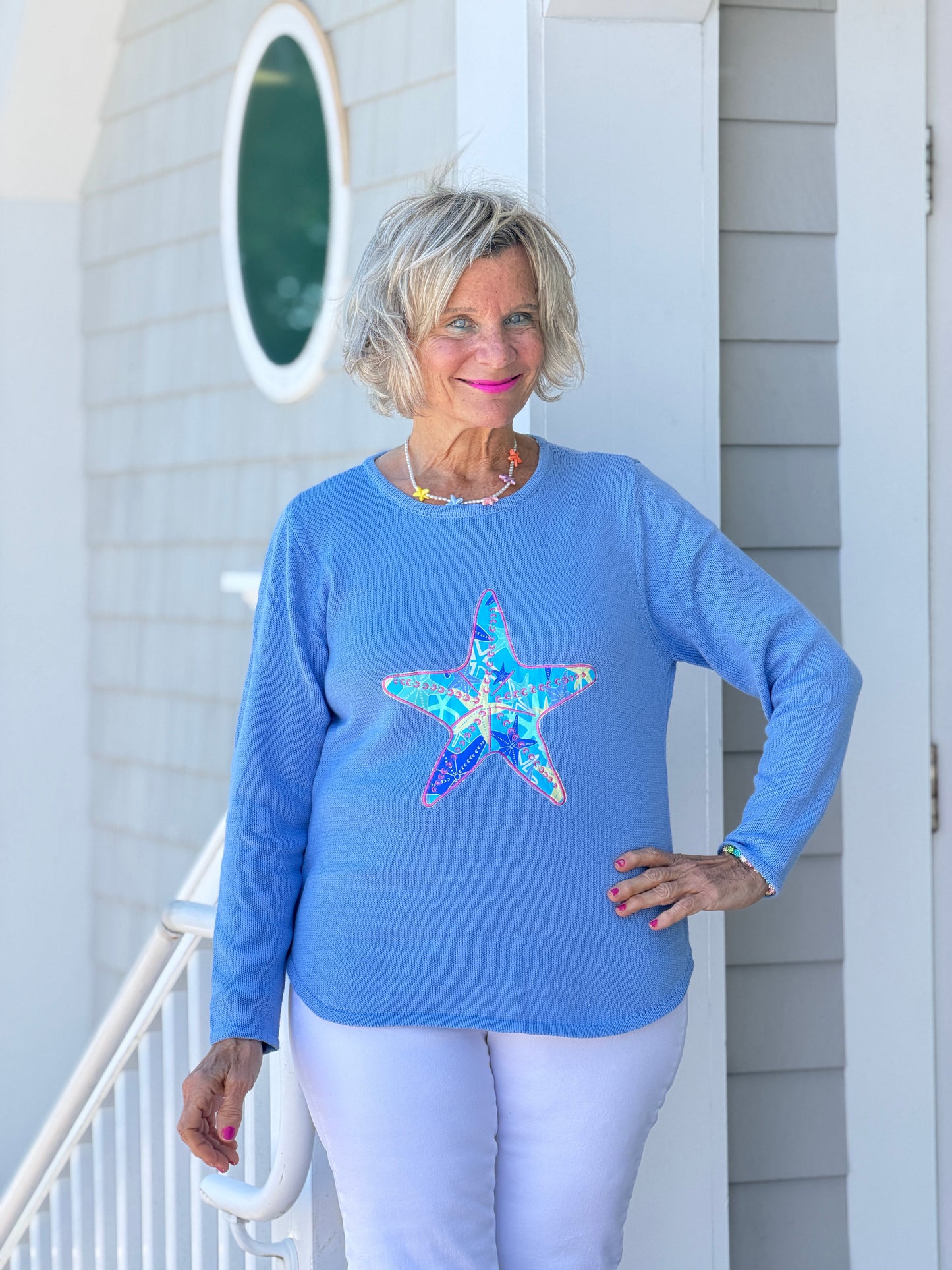BEACH CLUB PERRI STARFISH SWEATER