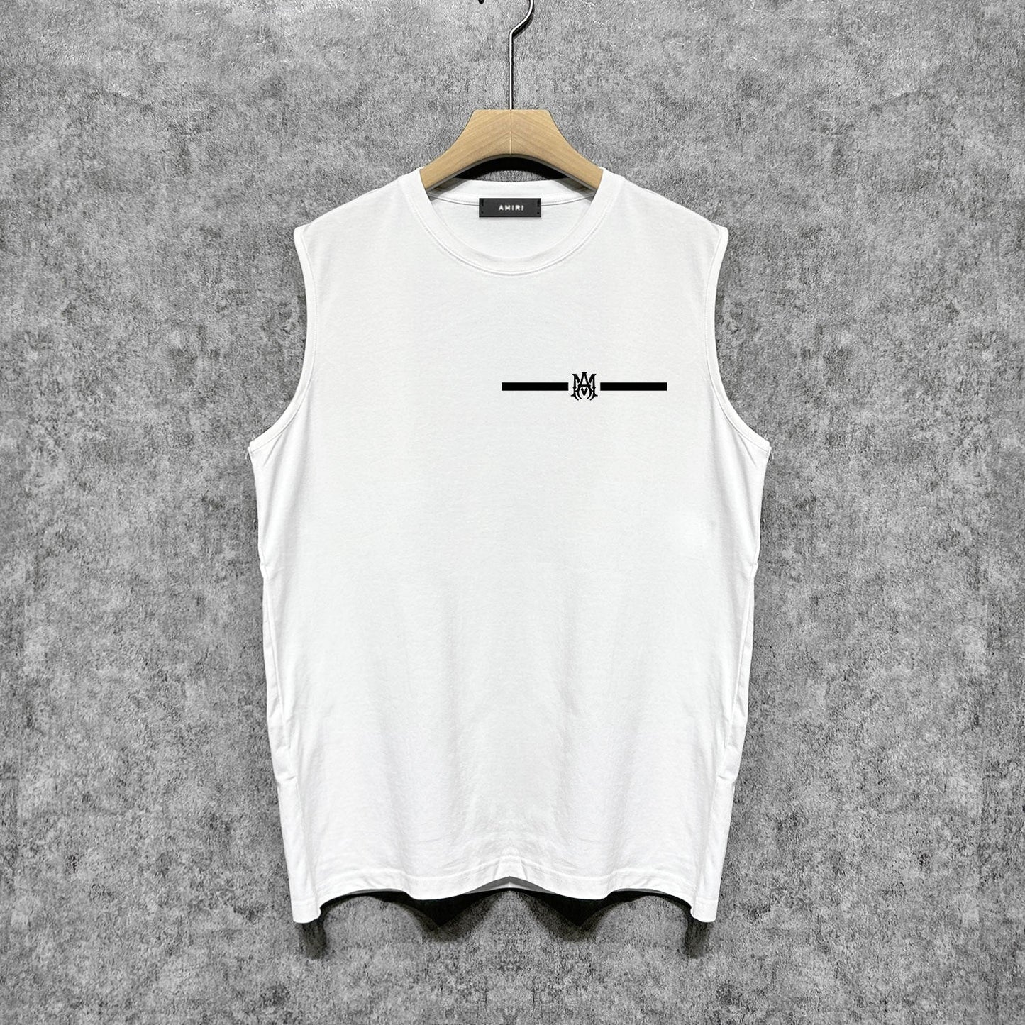 Amiri tank top spider letter printing