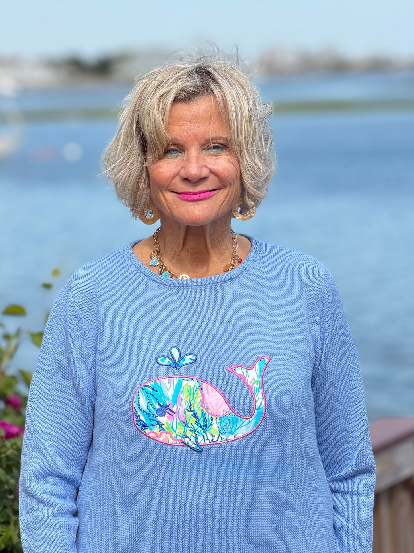 BEACH CLUB PERRI WHALE SWEATER