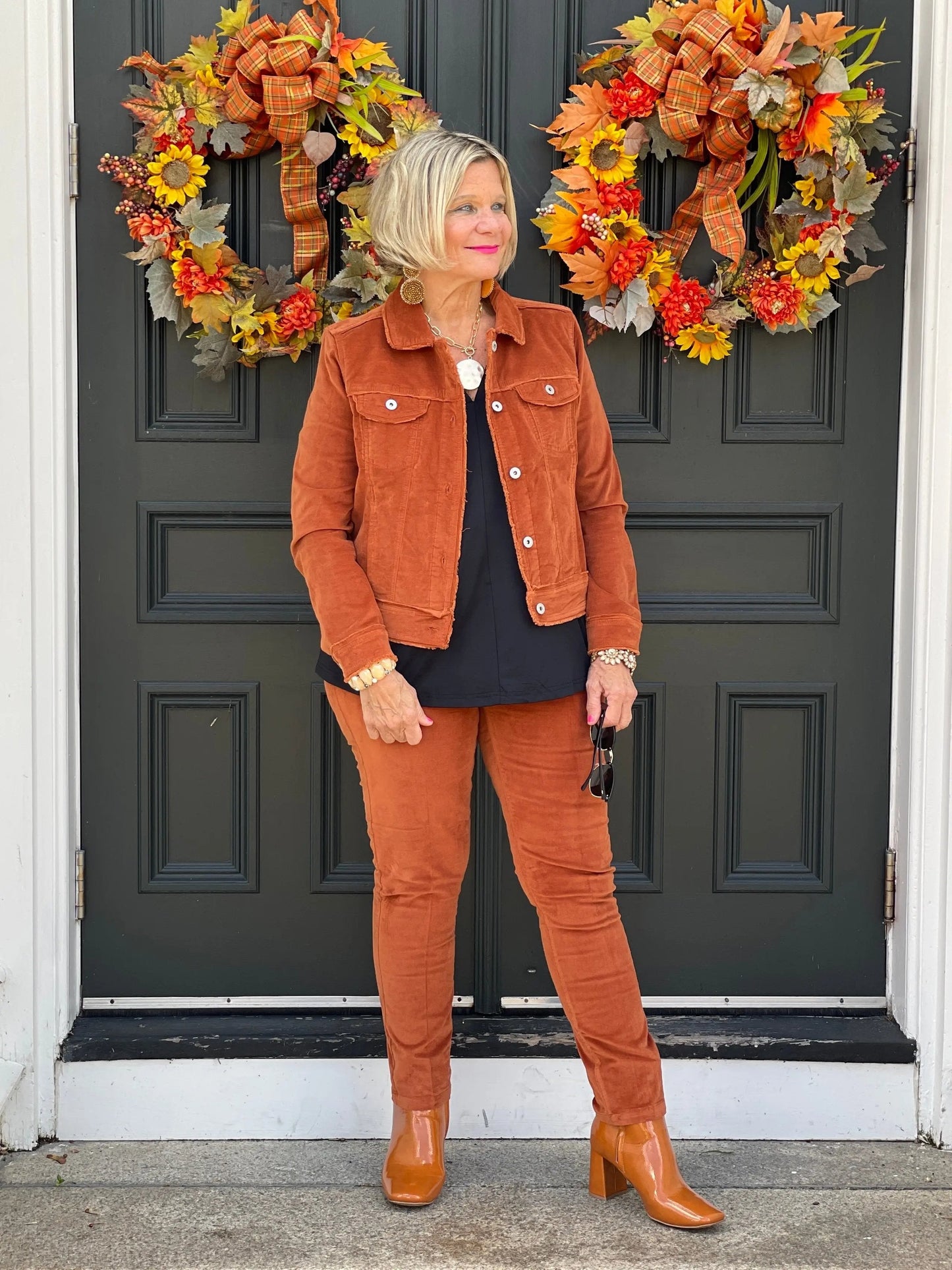 LULU-B  COPPER VELOUR JACKET