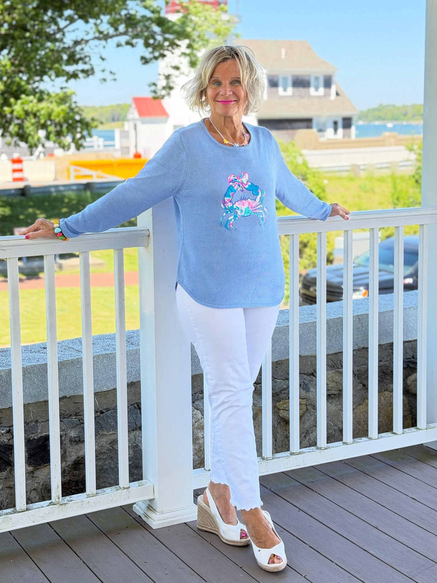 BEACH CLUB PERRI CRAB SWEATER
