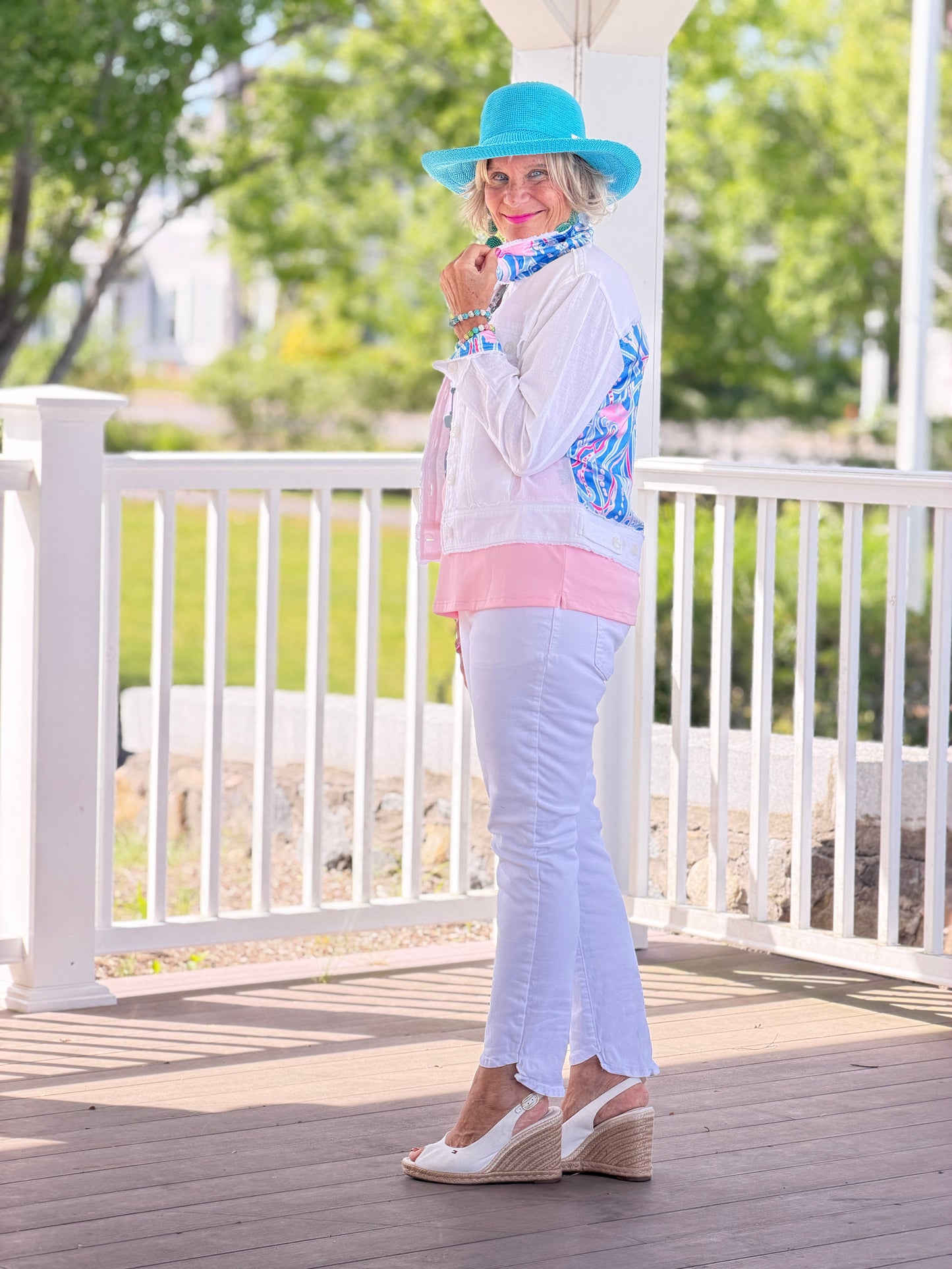 COTTON CANDY COAST LINEN JACKET